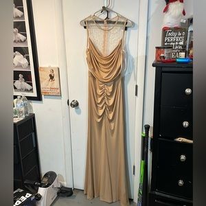 New tan casual dress beautiful